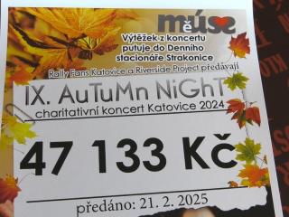 9. Autumn Night Katovice 2024 pro Denní stacionář ve Strakonicích