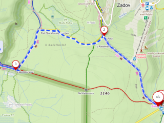 Běžecké lyžování Kvildsko