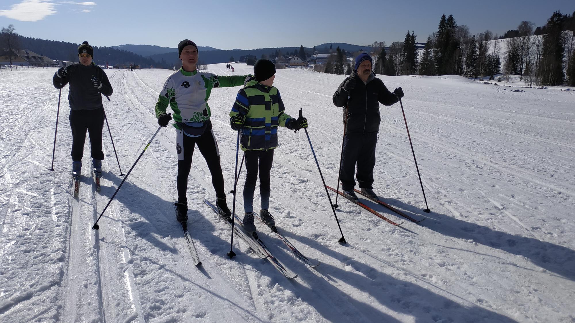 Běžecké lyžování Kvildsko