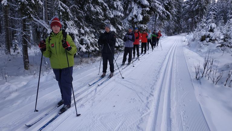 Běžecké lyžování Kvildsko