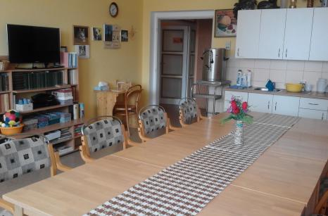 Jídelna, kuchyňka, společenská místnost